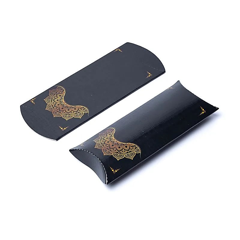 Geschenkverpakking S zwart gouden mandala bloem