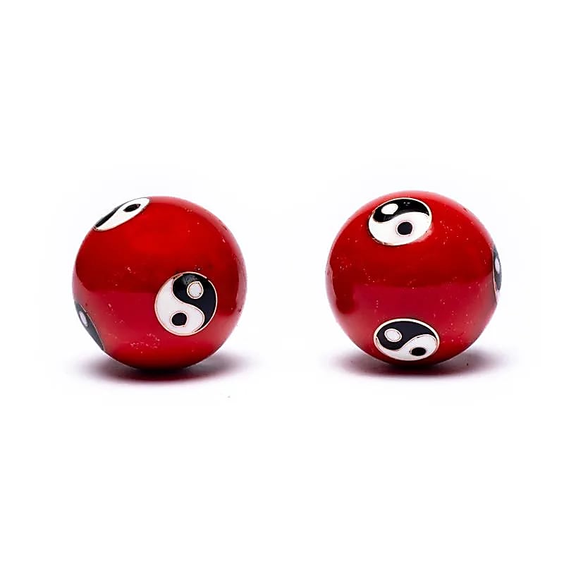 Yin /yang Rood