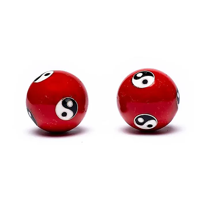 Yin /yang Rood