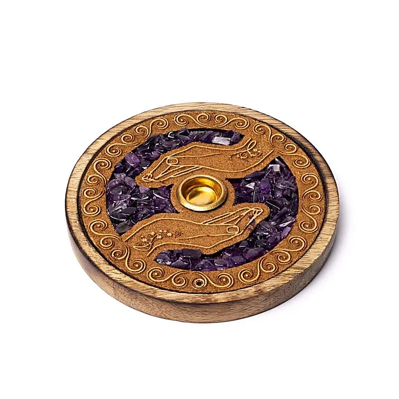 - Wierrook brander Healing hands Amethist