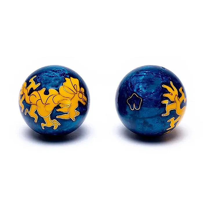 Meridiaankogels Gele draak -- 4 cm