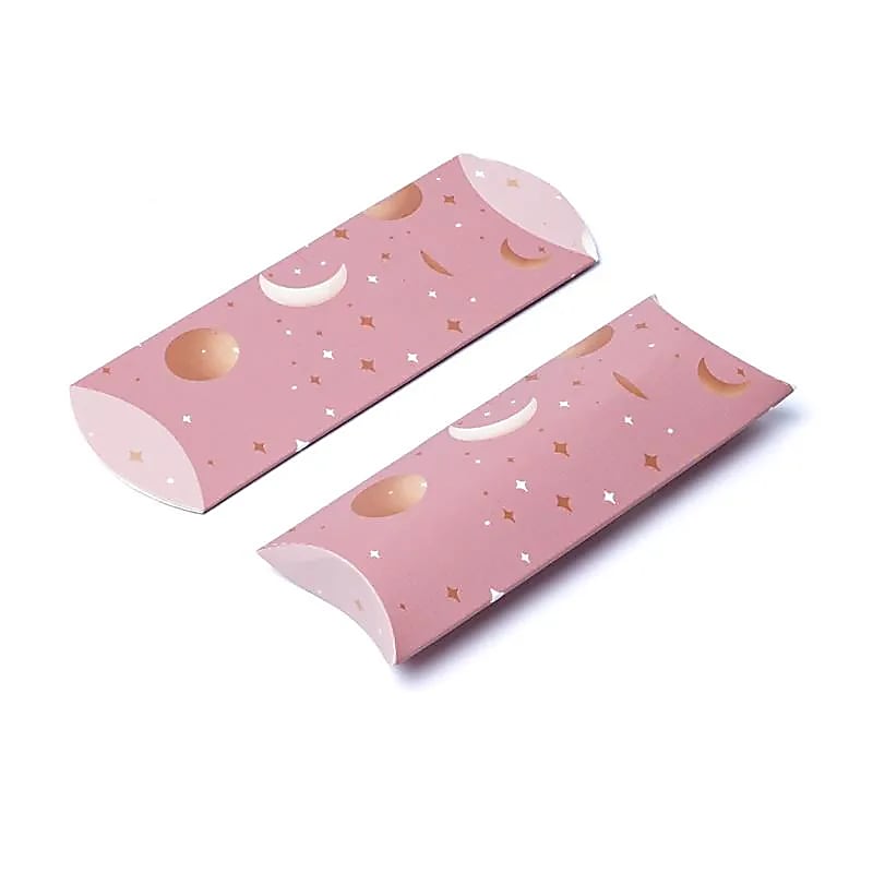 Geschenkverpakking S roze maan en sterren
