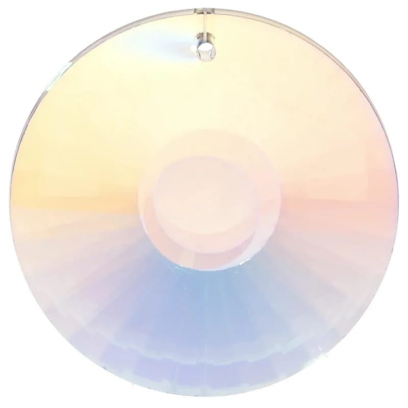 RK10 Regenboogkristal cirkel parelmoer AAA kwaliteit -- 4.5 cm