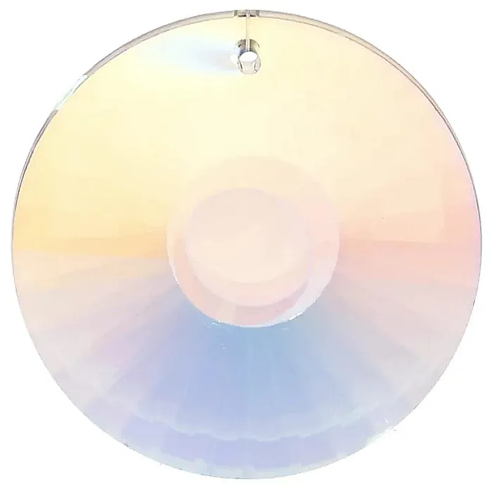 RK10 Regenboogkristal cirkel parelmoer AAA kwaliteit -- 4.5 cm
