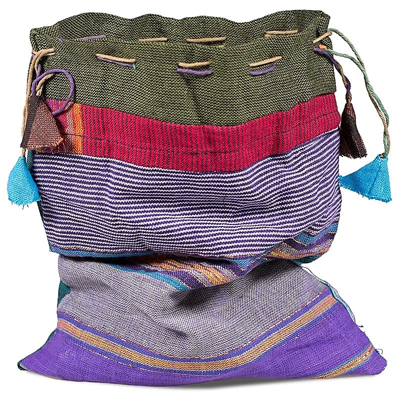 Stoffen vintage tasje groot
