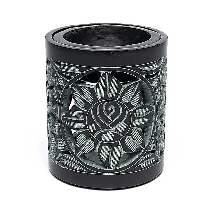 15009 Olieverdamper zeepsteen zwart