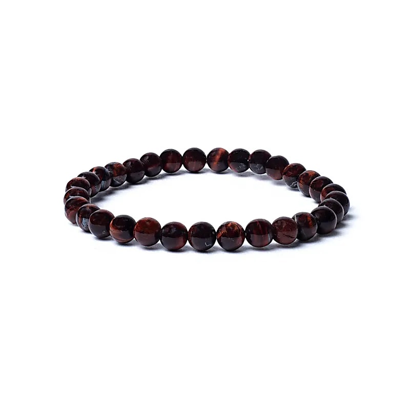 12657 AB-S32 -  Armband rode tijgeroog