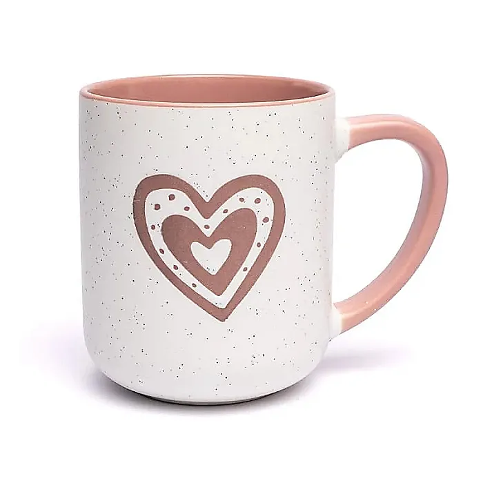 Mok heart roze