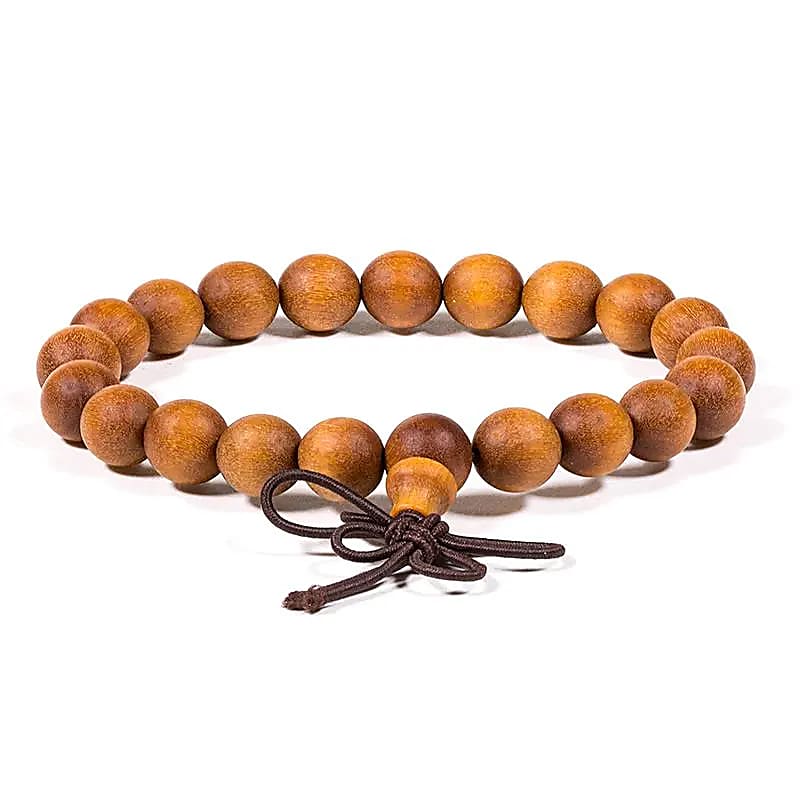 AB-S40 Mala Armband sandelhout