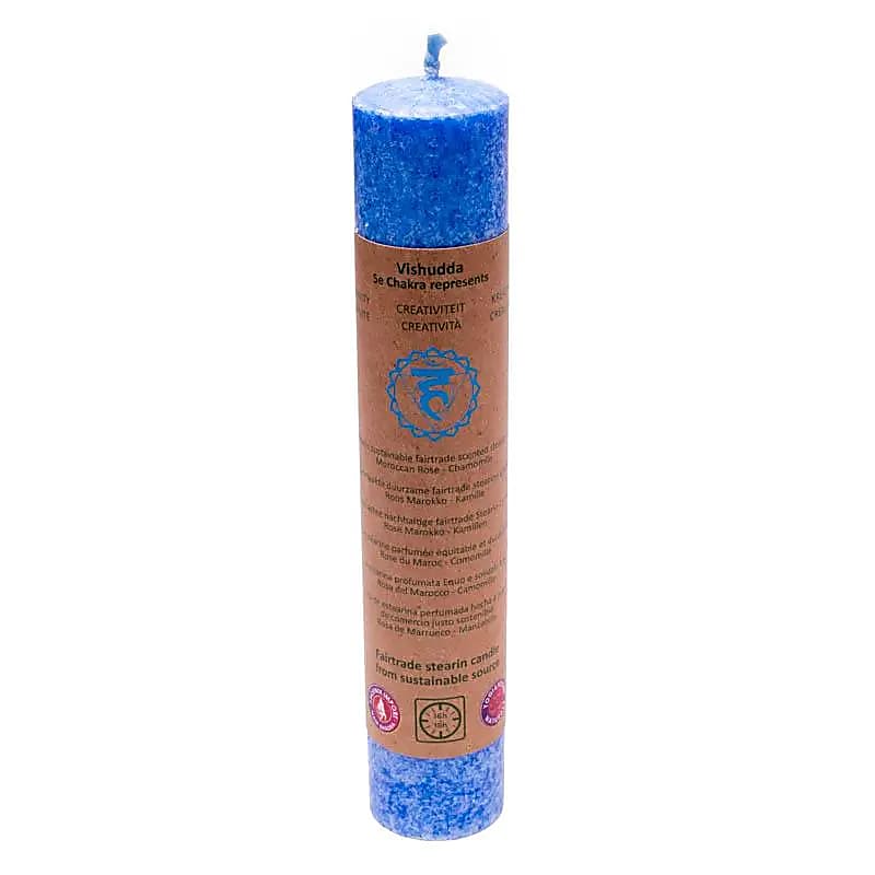 Geurkaars taper chakra 5