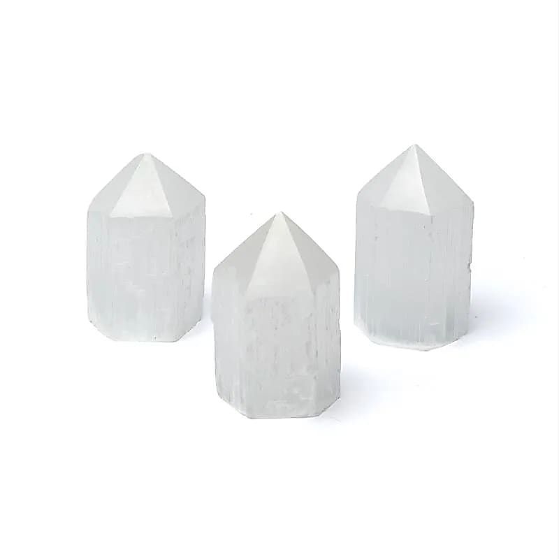 Seleniet Obelisk 6x3,5x3 cm.