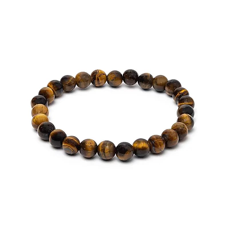12719 Armband voor brede pols met tijgeroog