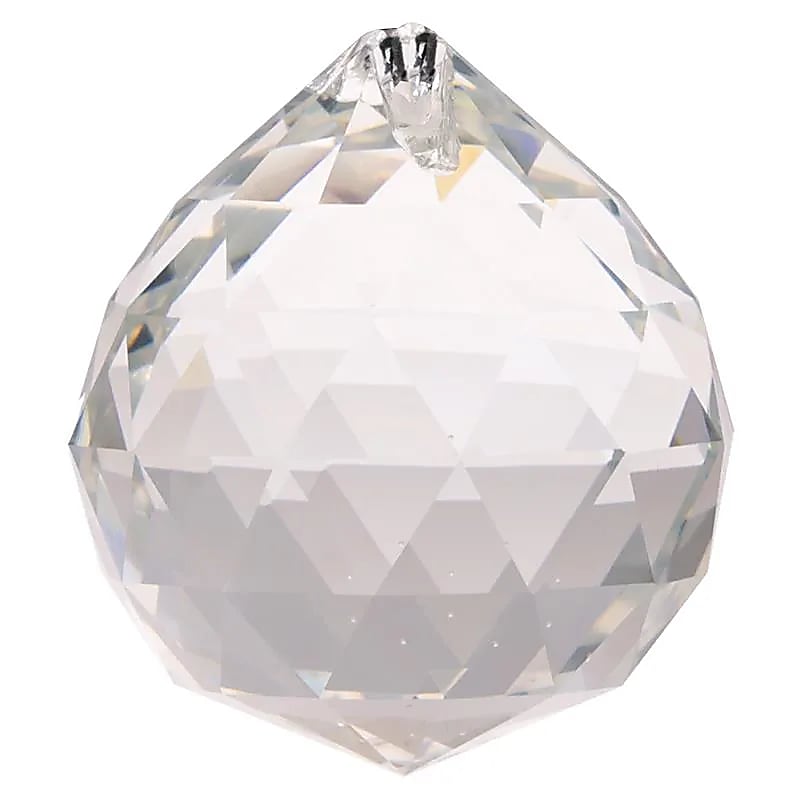 RK15 Regenboogkristal bol transp AAA kwaliteit grootst -- 5 cm