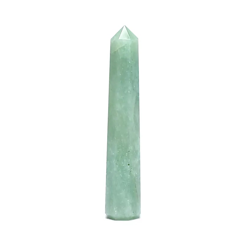 13263 Groene aventurijn obelisk 7.5 - 10 cm
