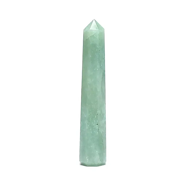 13263 Groene aventurijn obelisk 7.5 - 10 cm