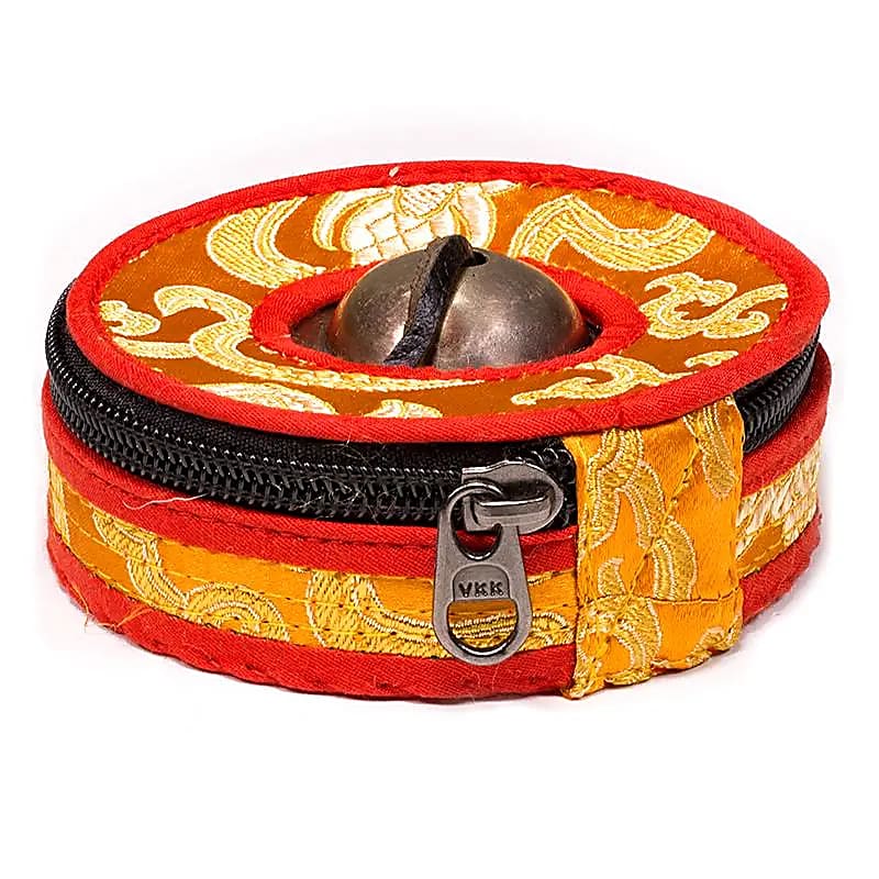 Hoesje voor Tingshas oranje/rood Small -- 7.5 cm