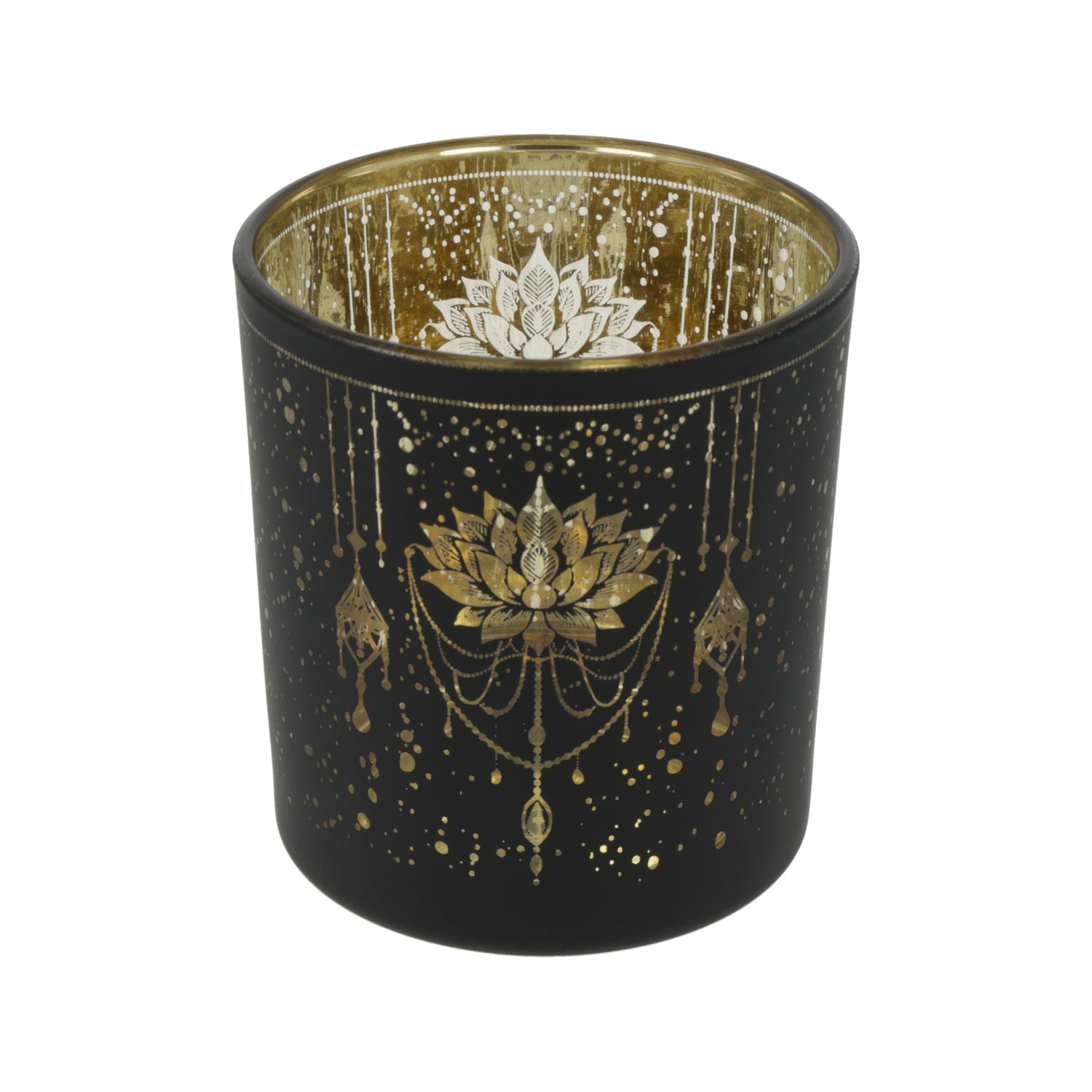 Sfeerlicht matglas/metallic Mystical Lotus