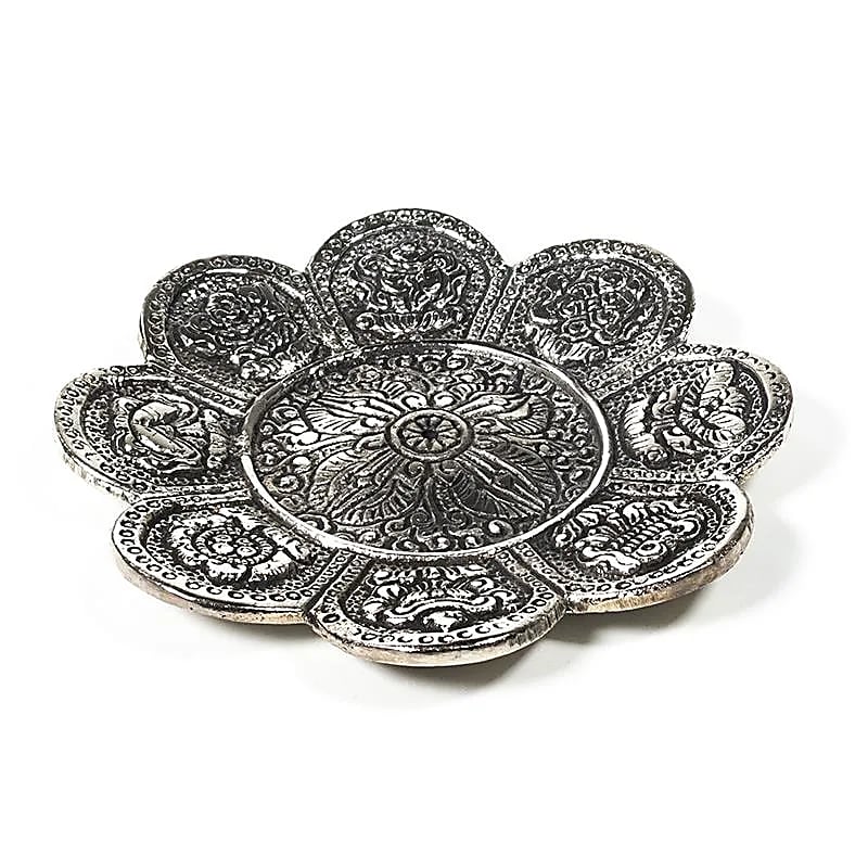 Wierookbrander 8 voorspoedsymbolen zilver