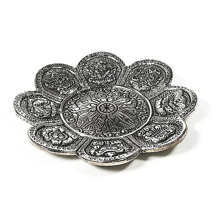 Wierookbrander 8 voorspoedsymbolen zilver