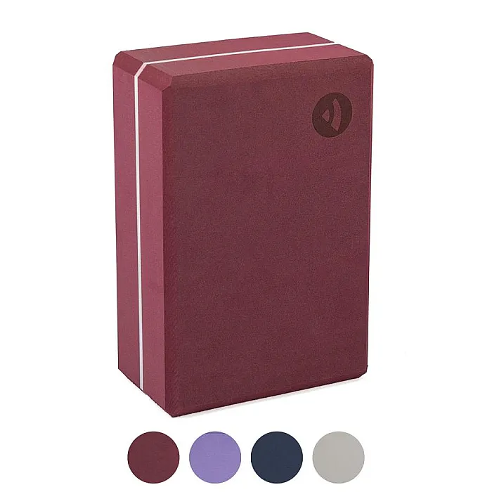 933DR Yoga asana brick XXL - donker rood