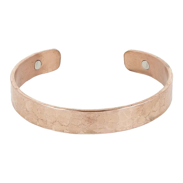 2619 Armband koper gehamerd magnetisch