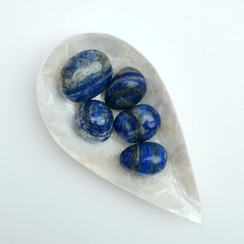 Lapis Lazuli - trommelsteen foto 4
