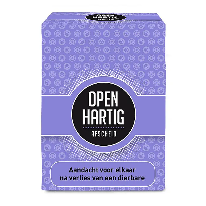 Openhartig Afscheid - kaartspel