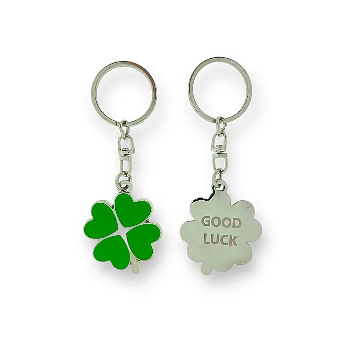 21067 Sleutelhanger klavertje good luck
