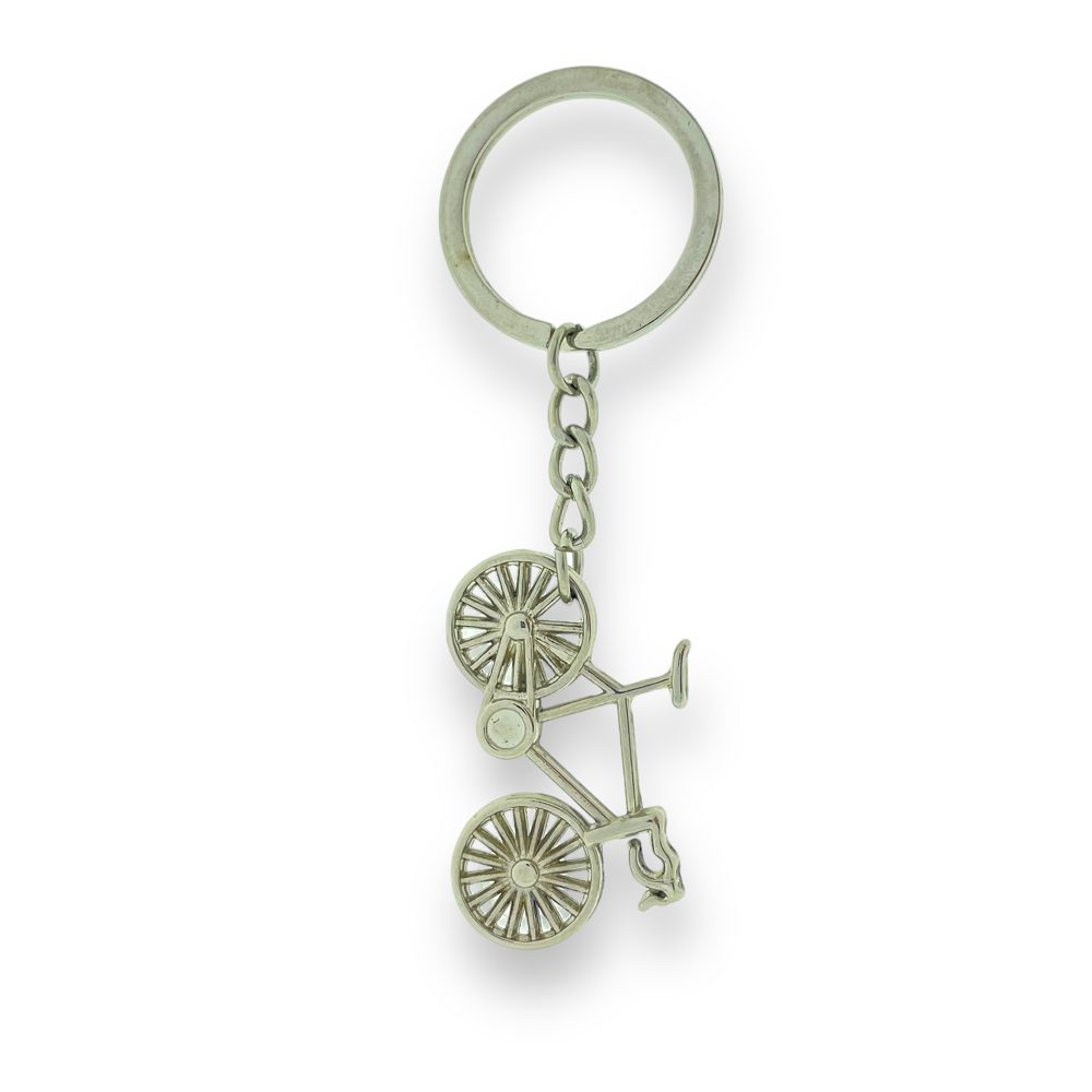 21070 Sleutelhanger fiets chroom