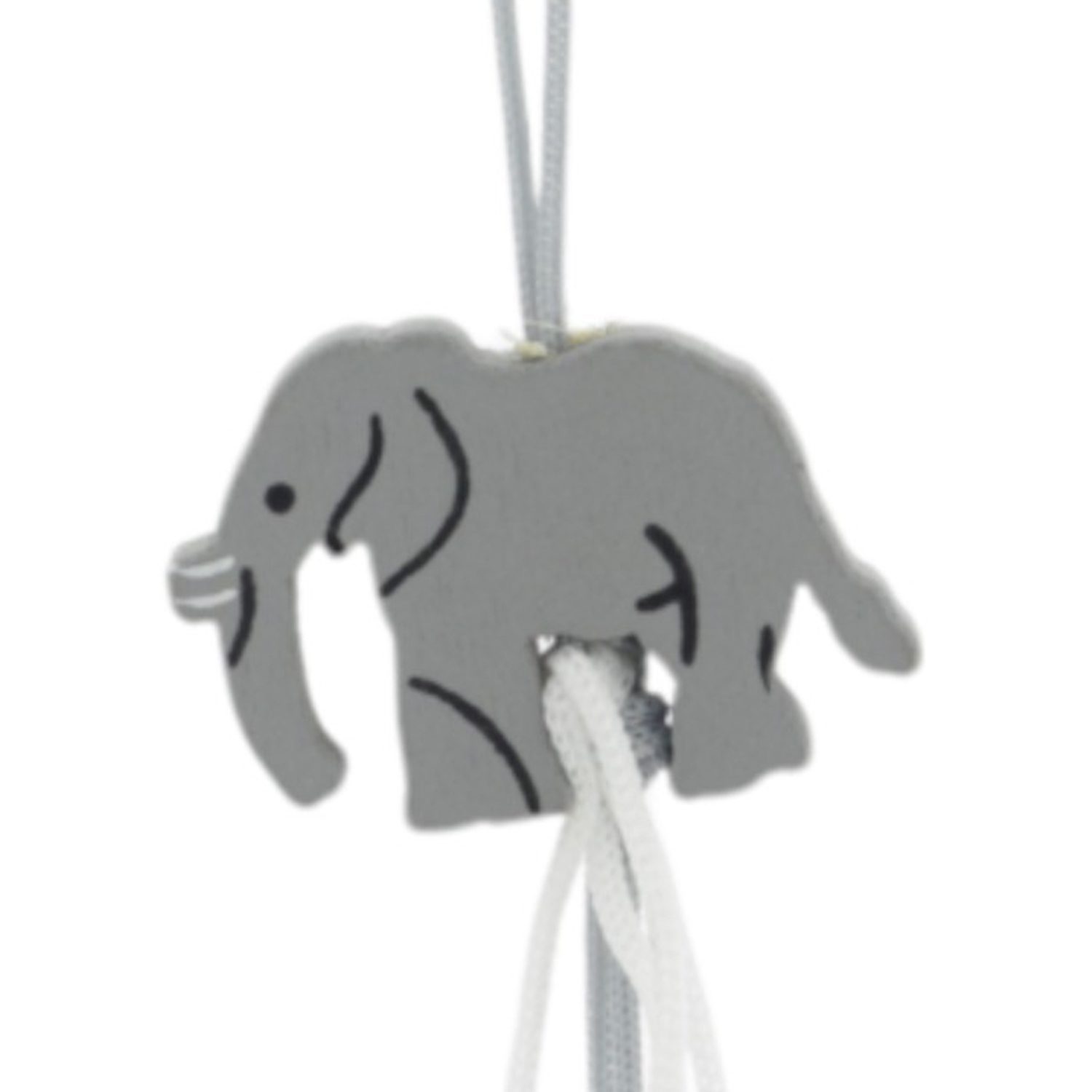 21142 Gelukspoppetje olifant hout foto 2