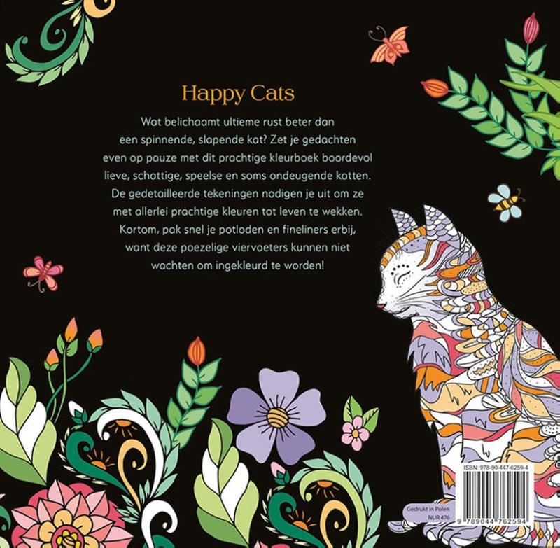 Happy Cats- Kleuren voor volwassenen foto 2