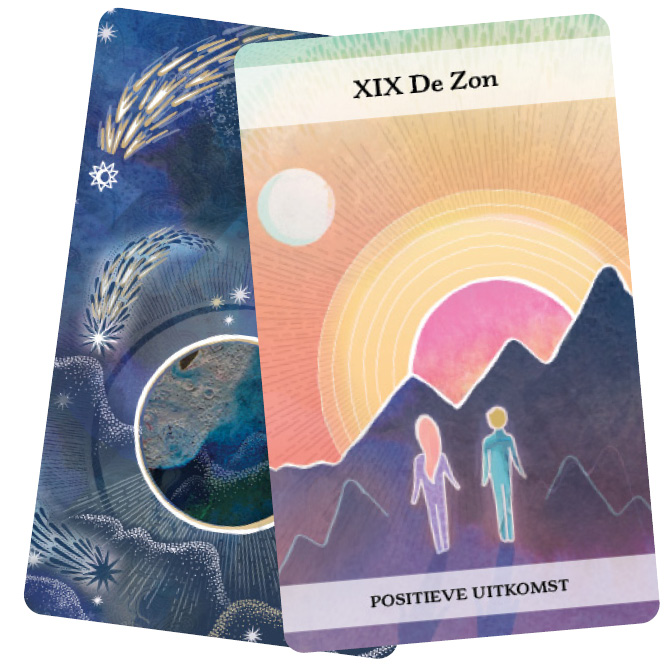Maan en sterren tarot  NL- Wallace J. foto 4