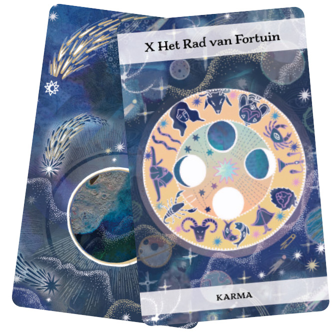 Maan en sterren tarot  NL- Wallace J. foto 5