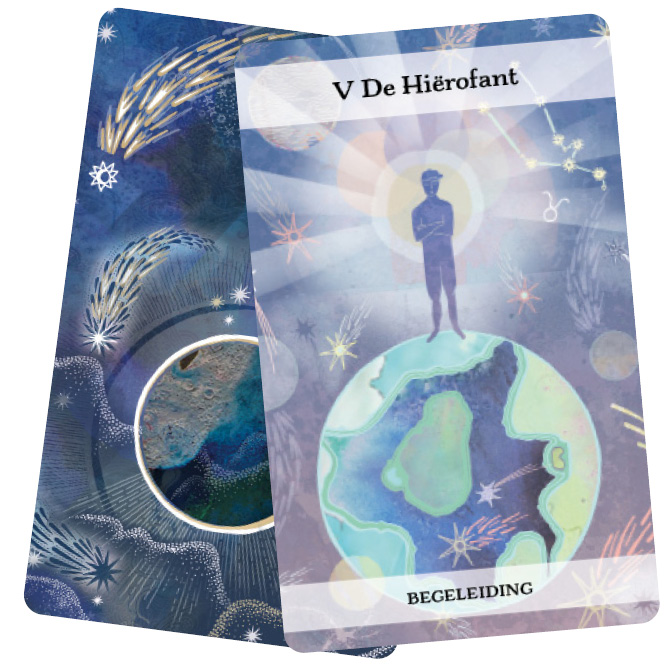 Maan en sterren tarot  NL- Wallace J. foto 7