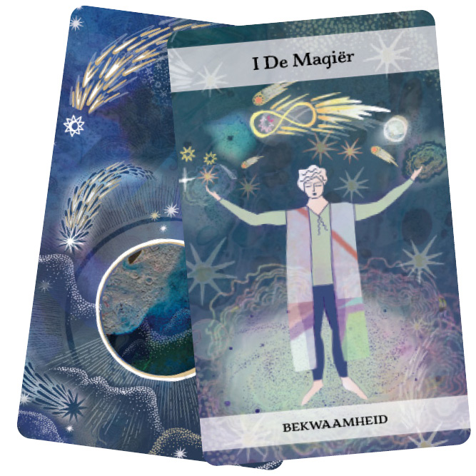 Maan en sterren tarot  NL- Wallace J. foto 8