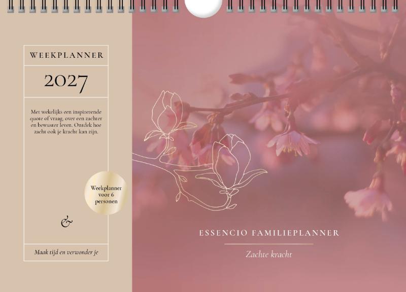 Essencio Familieplanner 2027 Ingenaaid Zachte kracht Essencio