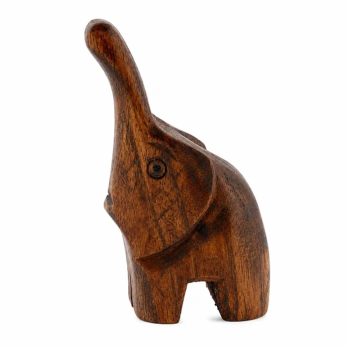 Geluksolifantje van hout