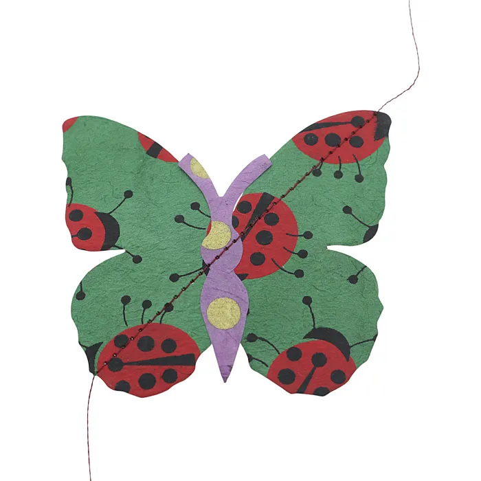 23102 Slinger Vlinder - lokta papier - Nepal