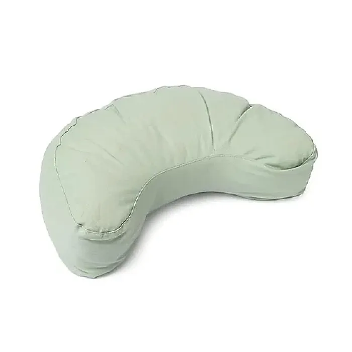 8356 Meditatiekussen halve maan Bio 12 cm zacht groen