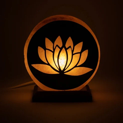 Zoutlamp Lotus foto 2