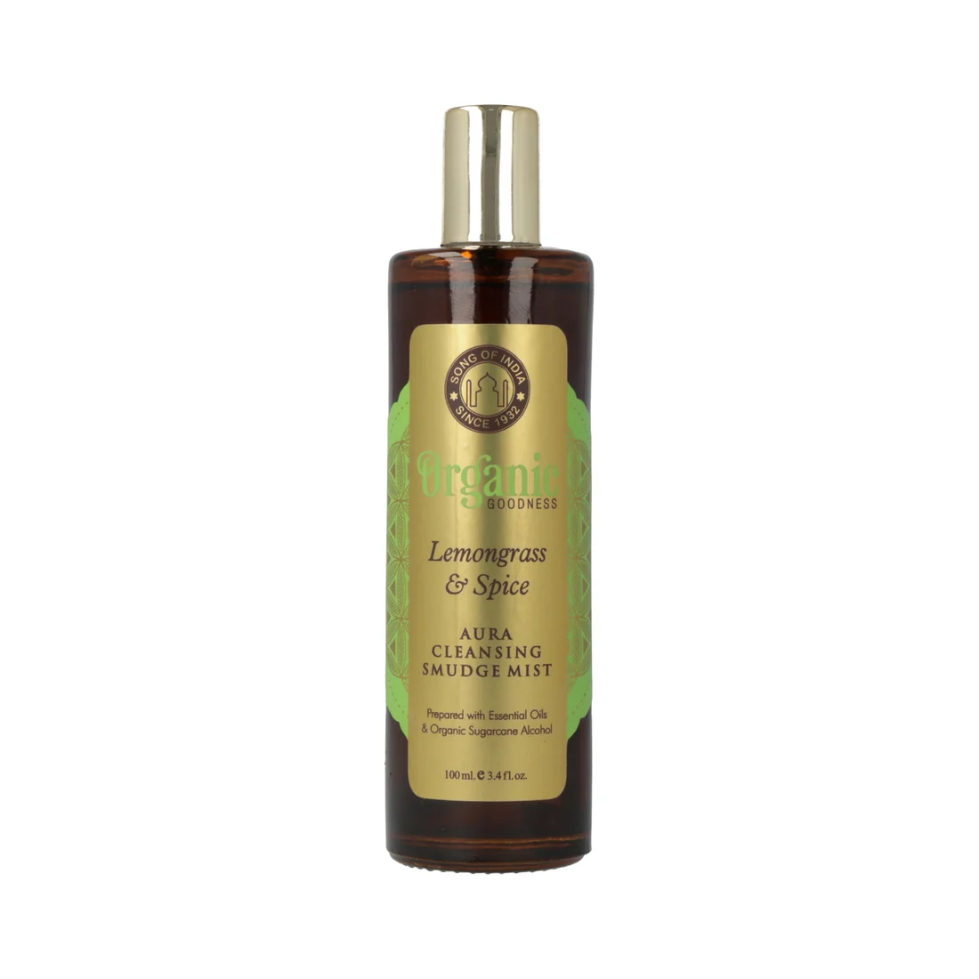 64920 Smudge room spray Organic Goodness Citroengras & Specerijen foto 2