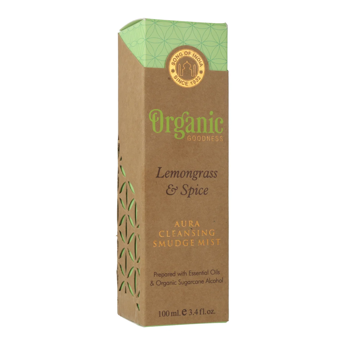 64920 Smudge room spray Organic Goodness Citroengras & Specerijen foto 3