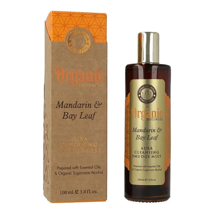 64921 Smudge room spray Organic Goodness Mandarijn & Laurierbladn
