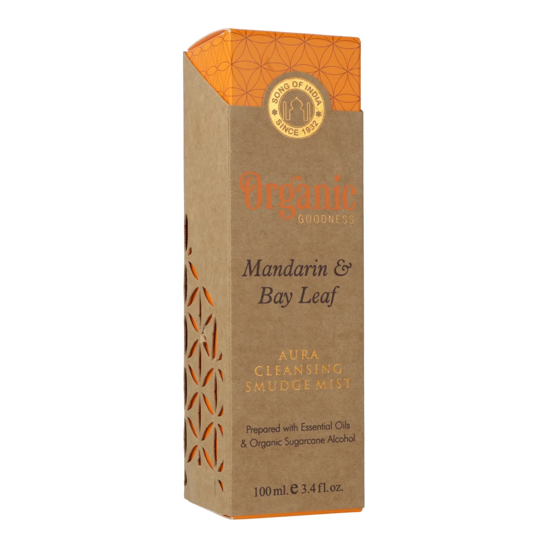 64921 Smudge room spray Organic Goodness Mandarijn & Laurierbladn foto 3