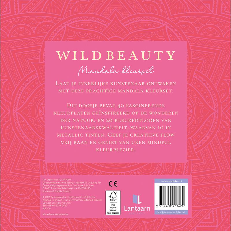 Wild beauty Mandala kleurset foto 2