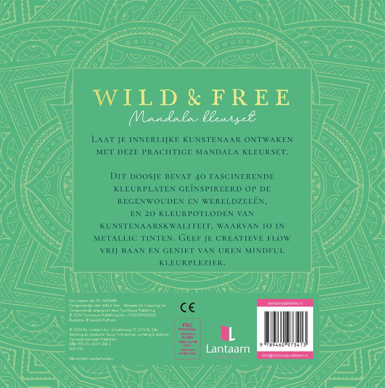 Wild & free Mandala kleurset foto 2