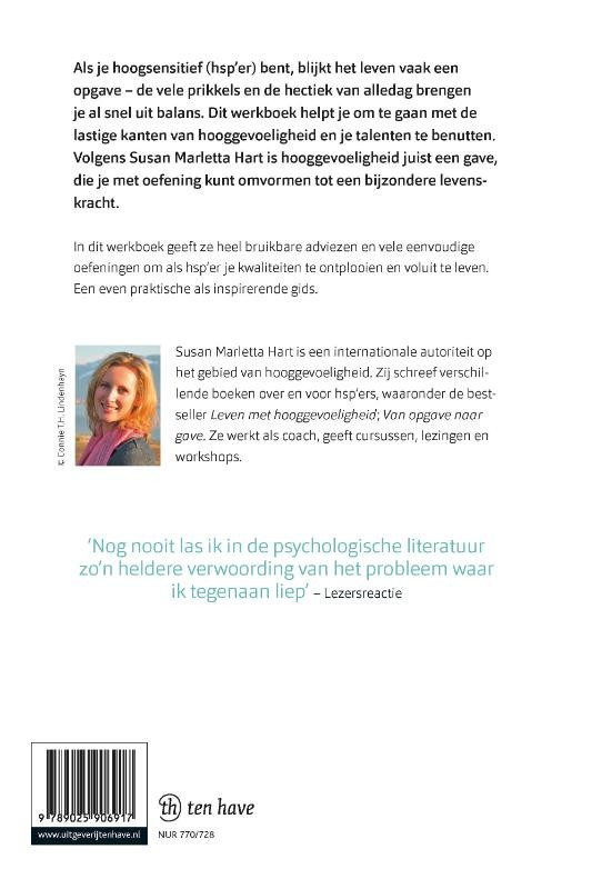 Leven met hooggevoeligheid, het werkboek - Marletta-Hart, S. foto 2