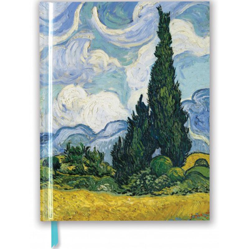 A4 Van Gogh: Wheat field with cypresses