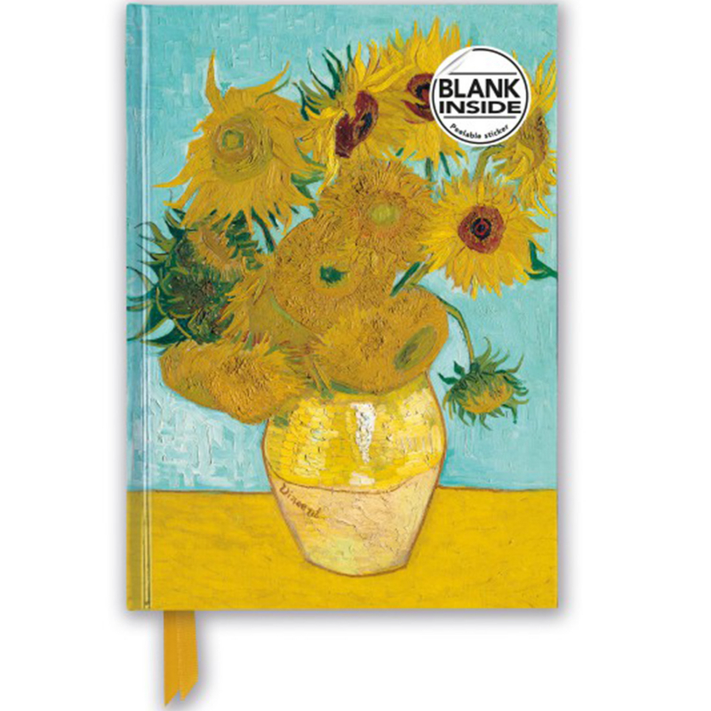A5 Blank Hard cover Vincent Van Gogh - Sunflowers