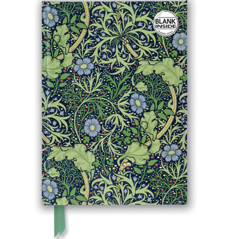 A5 Blank Hard cover William Morris - Seaweed